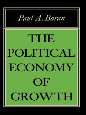 cover image of Political Econ of Growth